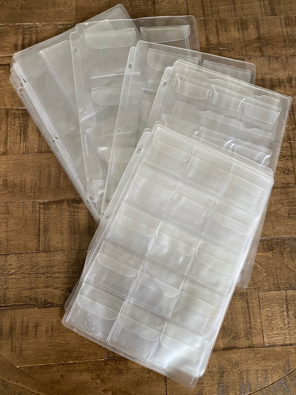 Lot of 10 Mary Kay consultants sample pages for zipper binder 8” x 12.5”